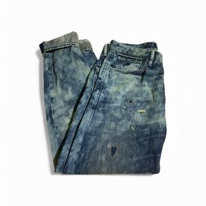 Copy for women Scotch and Soda Dean Loose Taper in distressed bleach wash